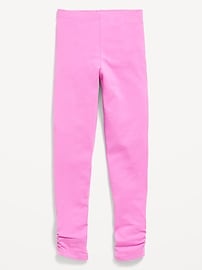 L'image numéro 1 présente Legging à taille haute froncé sur le côté pour fille