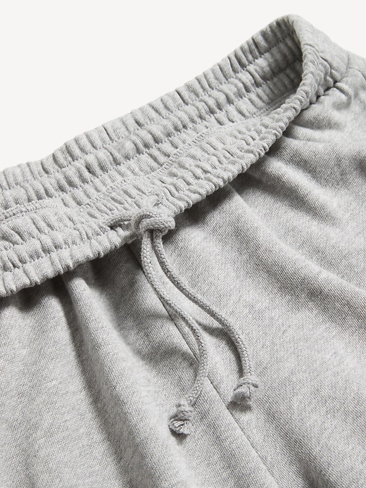 L'image numéro 5 présente Pantalon en coton ouaté à jambe large et à taille haute PurConfort