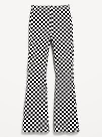 Voir une image plus grande du produit 4 de 4. Legging évasé à motif et à taille haute pour fille