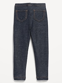 View large product image 3 of 3. Faux-Jean Leggings for Toddler Girls