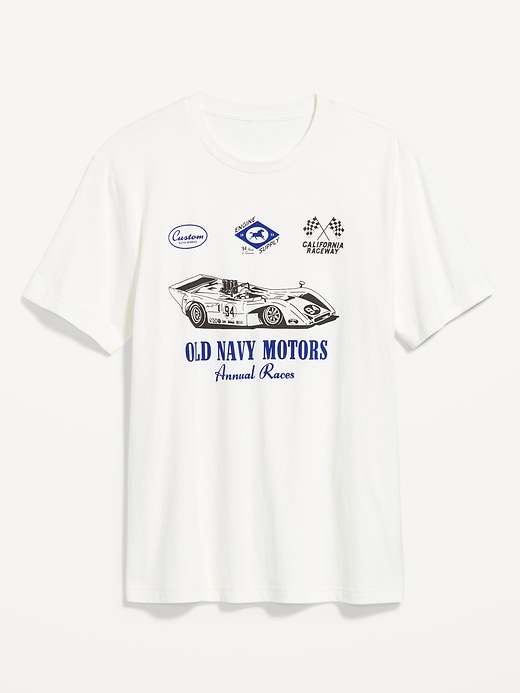 View large product image 1 of 1. Crew-Neck Logo T-Shirt