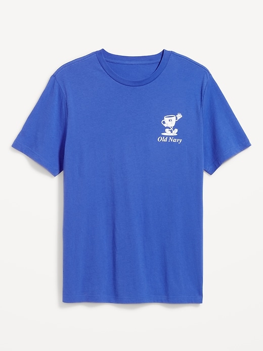 View large product image 1 of 1. Crew-Neck Logo T-Shirt
