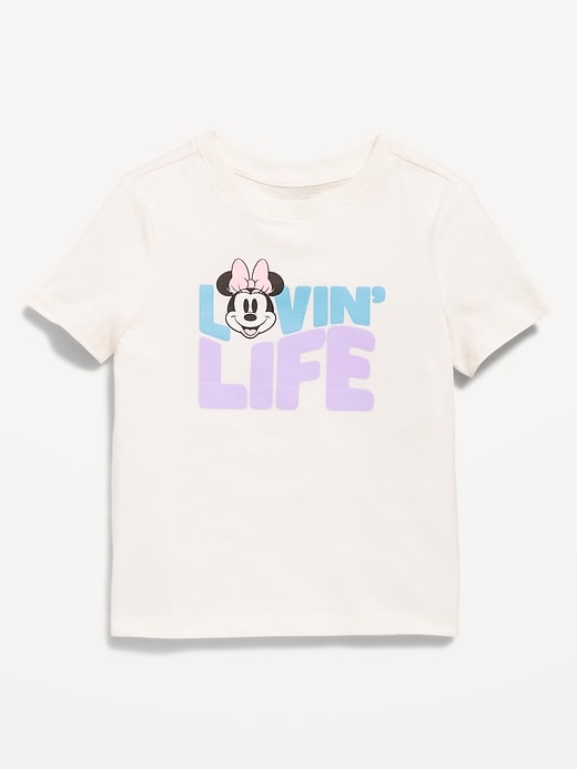 Image number 1 showing, Disney© Minnie Mouse Graphic T-Shirt for Toddler Girls