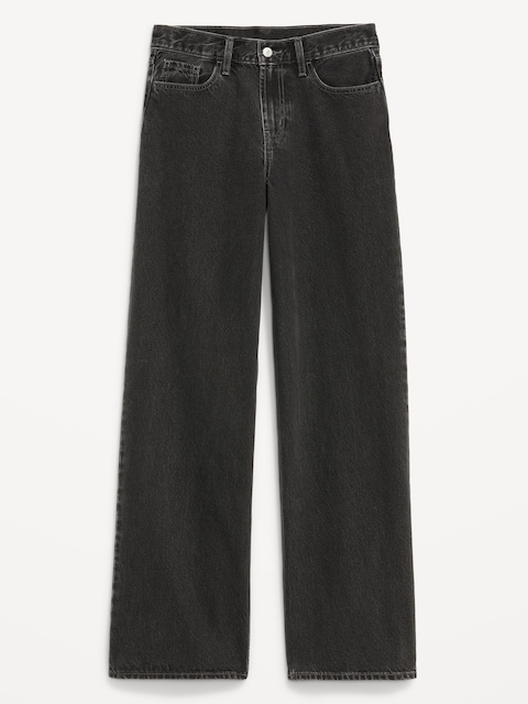 Mid-Rise Wow Baggy Wide-Leg Jeans