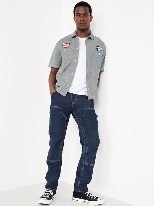 Image number 3 showing, 90's Straight Built-In Flex Carpenter Jeans