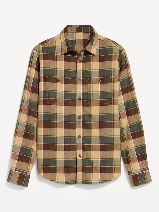 Image number 4 showing, Plaid Flannel Pocket Shirt