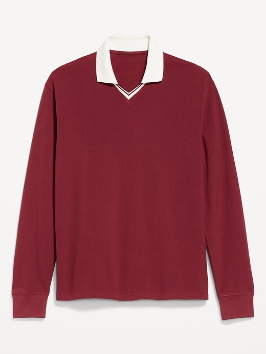 Image number 4 showing, Loose Fit Pique Polo
