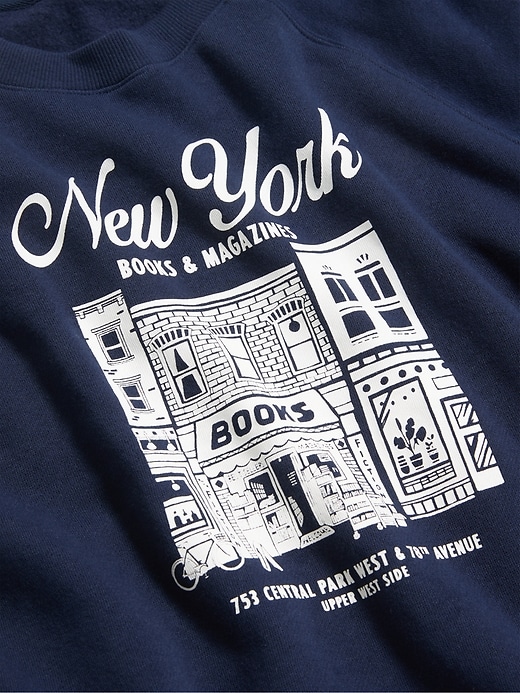 Image number 5 showing, SoComfy Oversized Graphic Raglan Sweatshirt