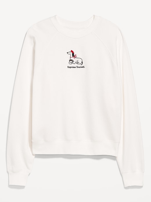 Image number 4 showing, SoComfy Oversized Graphic Raglan Sweatshirt