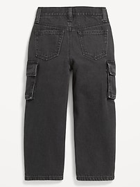 Image number 2 showing, Baggy Barrel-Leg Cargo Jeans for Toddler Boys