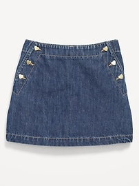 Image number 4 showing, Jean Sailor Skort for Girls
