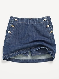 Image number 5 showing, Jean Sailor Skort for Girls