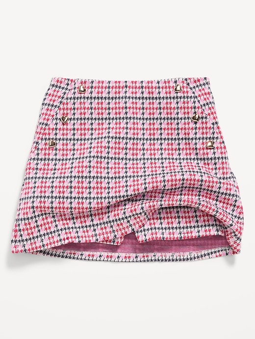 L'image numéro 5 présente Jupe-short de marin en tricot jacquard pour fille