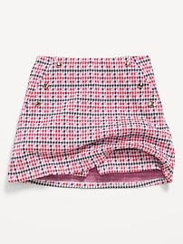 L'image numéro 5 présente Jupe-short de marin en tricot jacquard pour fille