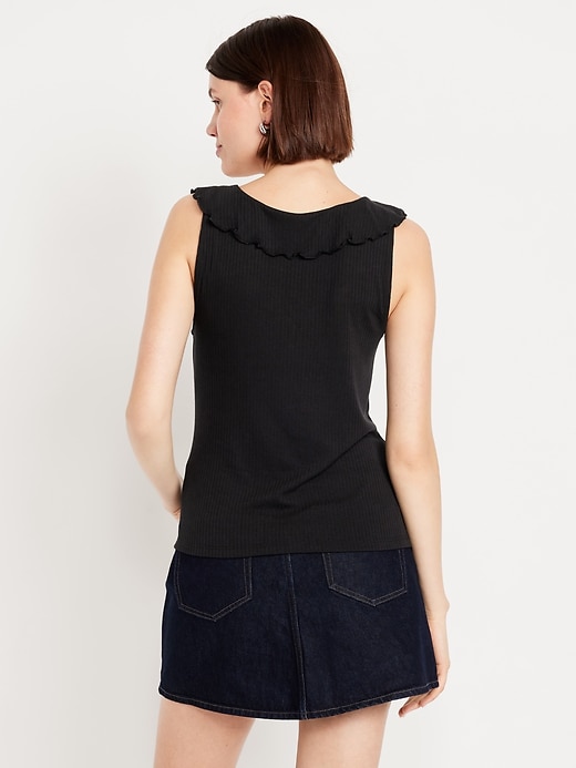 Image number 8 showing, Sleeveless Ruffle Top