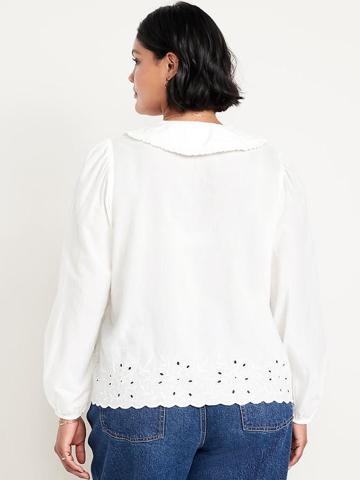 Image number 7 showing, Ruffle-Collar Top