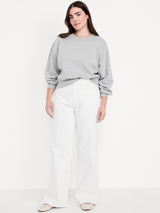 Image number 4 showing, Extra High-Waisted Wide-Leg Jeans