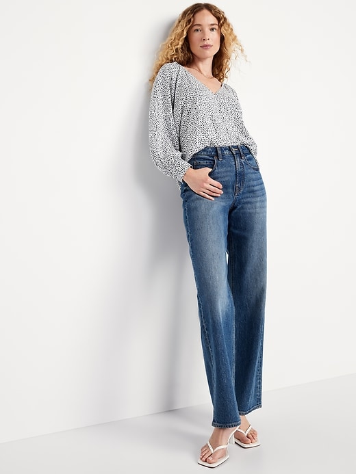 Image number 3 showing, Crepe Button-Down Top