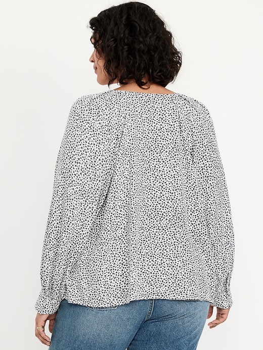 Image number 8 showing, Crepe Button-Down Top