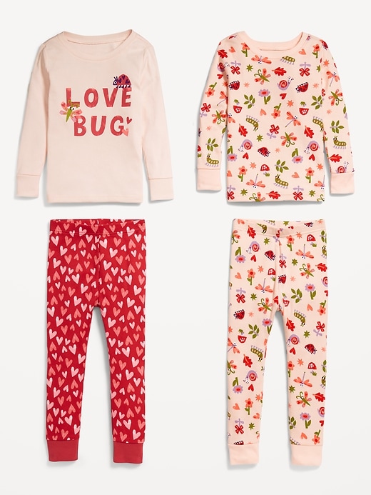 Image number 3 showing, Snug-Fit Printed Pajama 4-Piece for Toddler & Baby