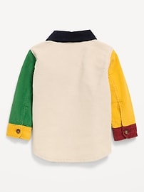 Image number 2 showing, Long-Sleeve Color-Block Corduroy Shirt for Baby