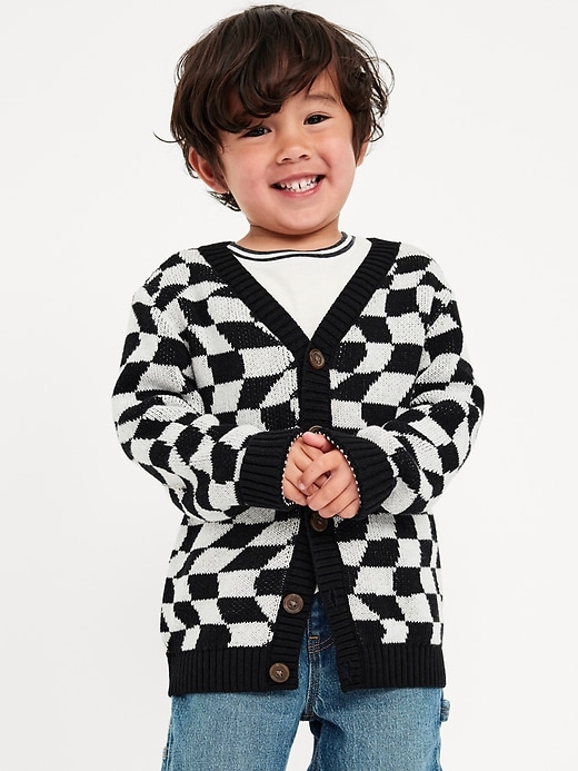 View large product image 1 of 3. Oversized Cardigan Sweater for Toddler Boys