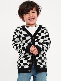 Image number 1 showing, Oversized Cardigan Sweater for Toddler Boys