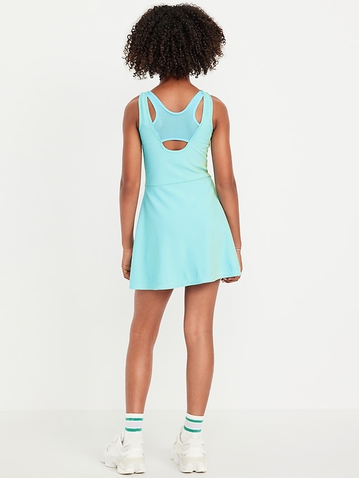 View large product image 2 of 6. PowerSoft Sleeveless Ribbed Athletic Dress for Girls