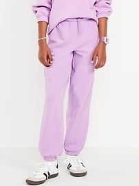 L'image numéro 1 présente Pantalon de jogging rétro à taille haute pour Fille