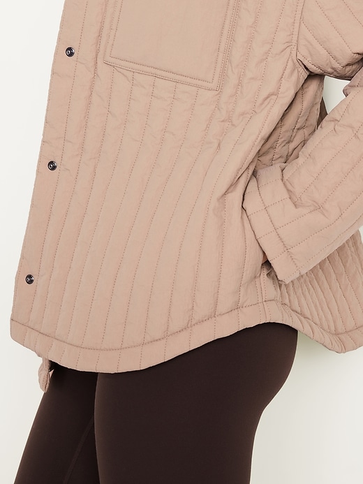 Image number 4 showing, Lightweight Water-Resistant Quilted Jacket