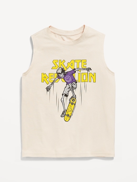 View large product image 1 of 2. Smiley World™ Muscle Tank Top for Boys
