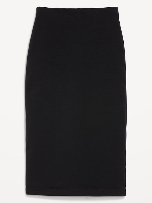 Image number 1 showing, Extra High-Waisted Bounce Fleece Midi Skirt