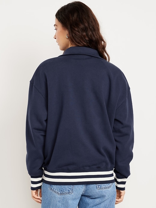 Image number 6 showing, SoComfy Oversized Half-Zip Sweatshirt