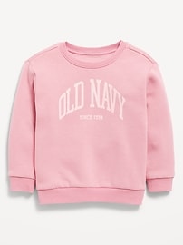 Image number 1 showing, Oversized Logo-Graphic Crew-Neck Sweatshirt for Toddler Boys