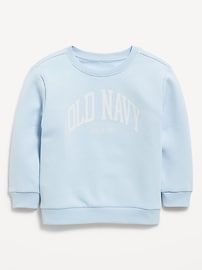 Image number 1 showing, Oversized Logo-Graphic Crew-Neck Sweatshirt for Toddler Boys