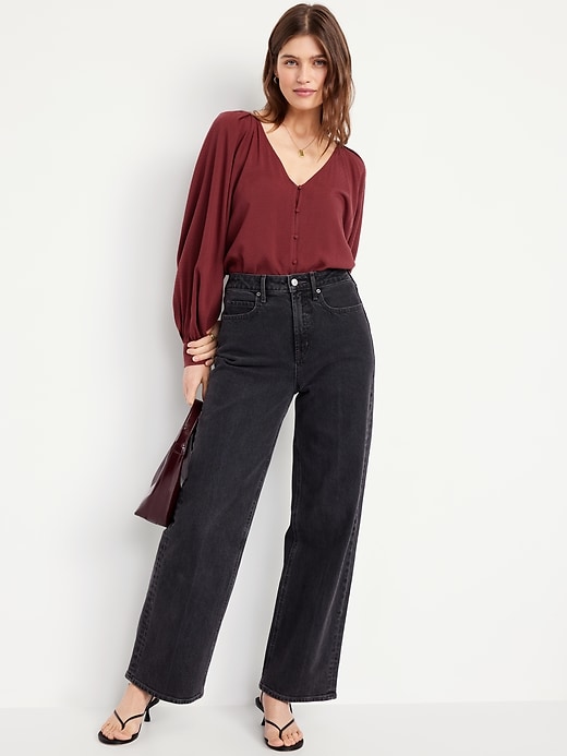 Image number 8 showing, Jacquard Button-Down Top
