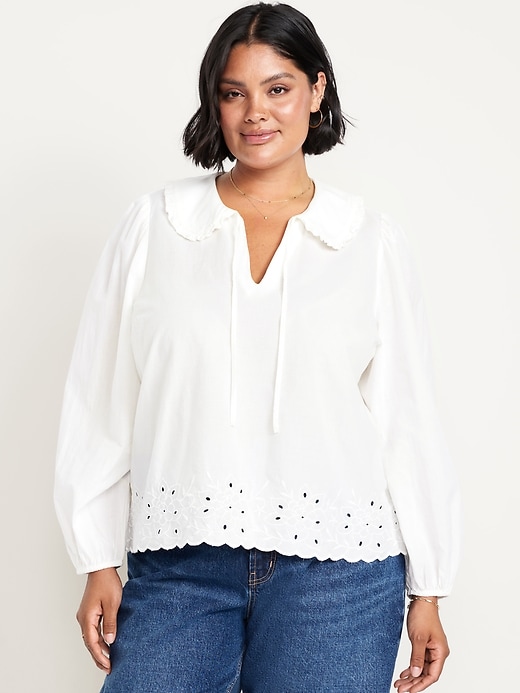 Image number 6 showing, Ruffle-Collar Top