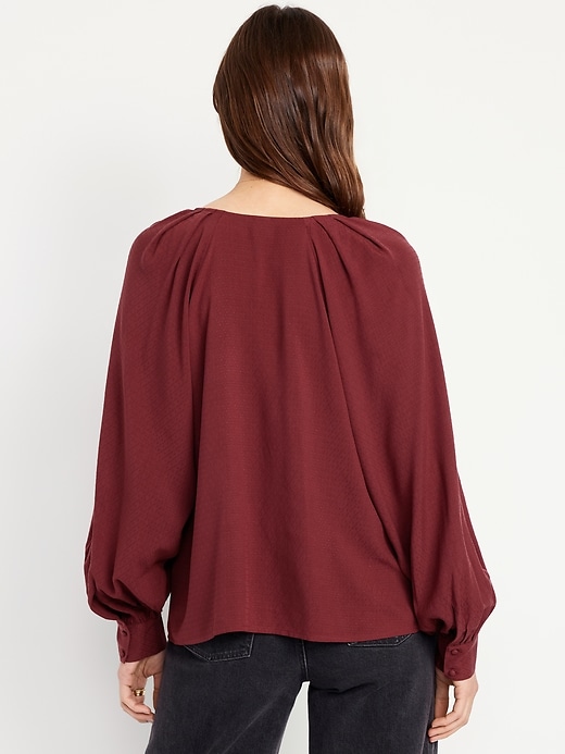 Image number 7 showing, Jacquard Button-Down Top