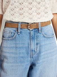 L'image numéro 2 présente Ceinture en faux suède pour femme