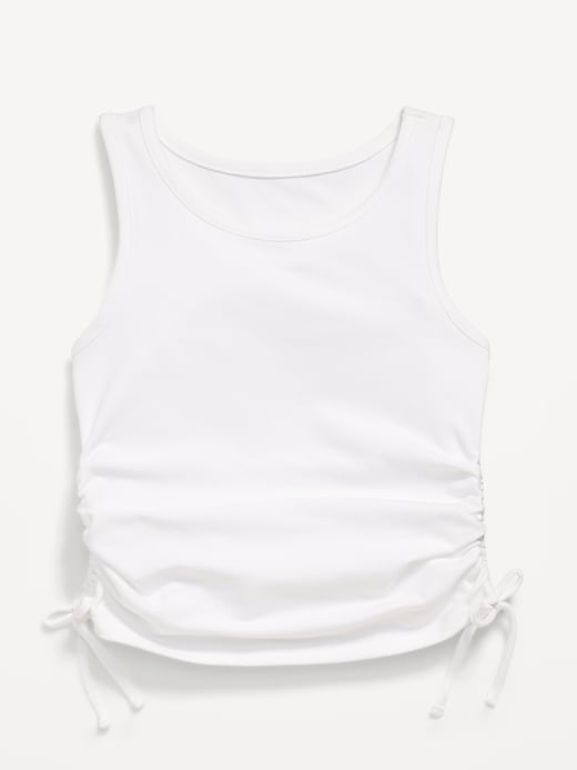 View large product image 1 of 3. Side-Ruched Tank Top for Girls