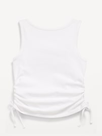 View large product image 3 of 3. Side-Ruched Tank Top for Girls