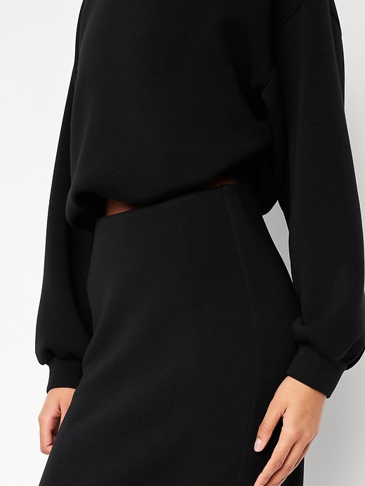 Image number 7 showing, Bounce Fleece Bubble-Hem Sweatshirt