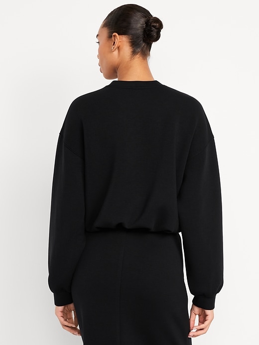 Image number 5 showing, Bounce Fleece Bubble-Hem Sweatshirt