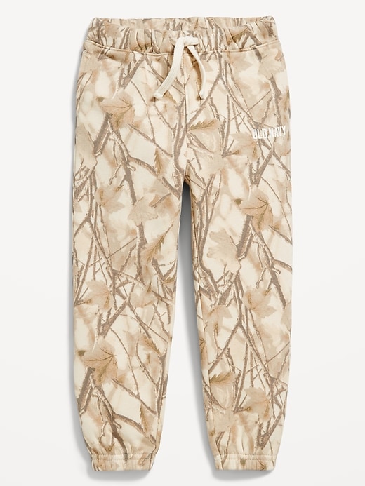 View large product image 1 of 2. Cinched-Hem Unisex Logo-Graphic Jogger Sweatpants for Toddler
