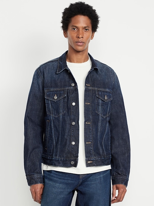 Image number 1 showing, Jean Trucker Jacket
