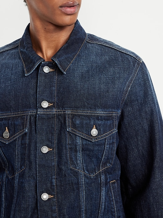 Image number 6 showing, Jean Trucker Jacket