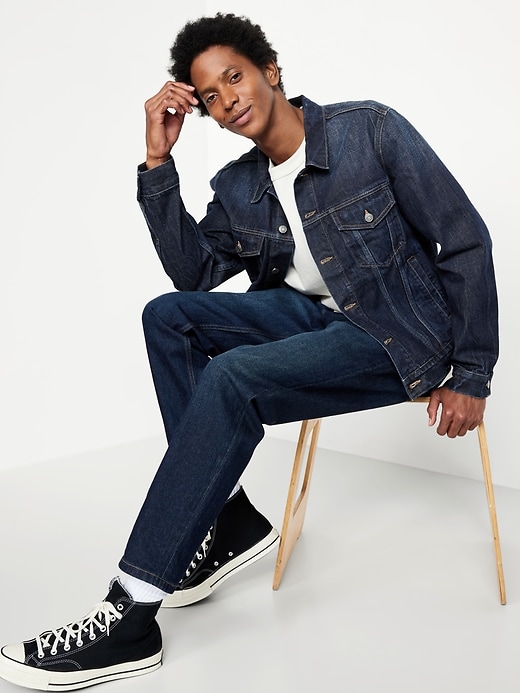 Image number 3 showing, Jean Trucker Jacket