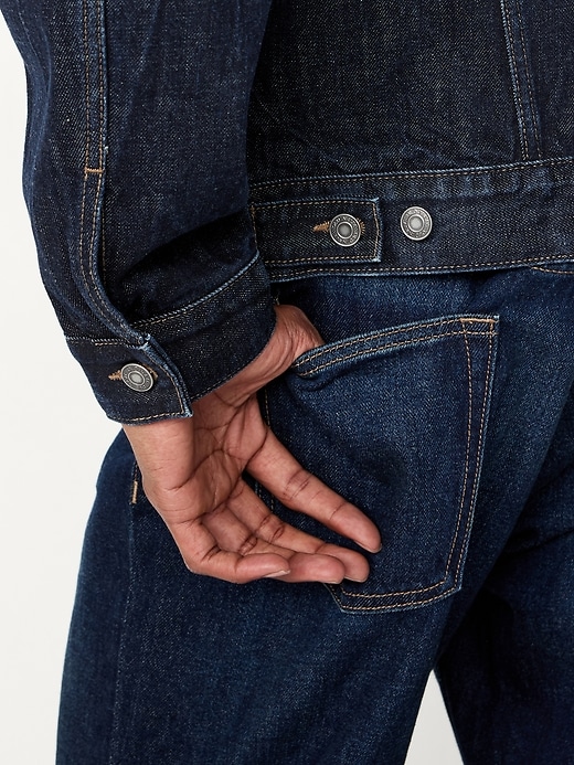 Image number 5 showing, Jean Trucker Jacket