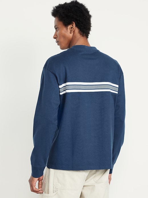Image number 2 showing, Heavyweight Chest-Stripe T-Shirt