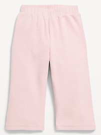Image number 1 showing, Ribbed Wide-Leg Cropped Pants for Toddler Girls